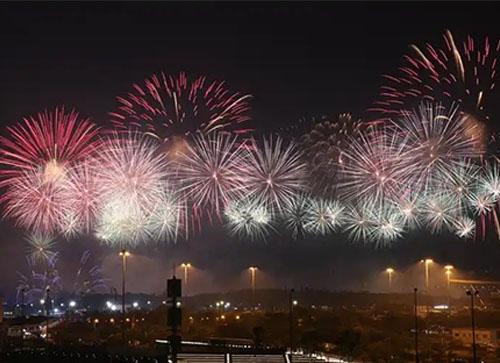 西吉县焰火晚会